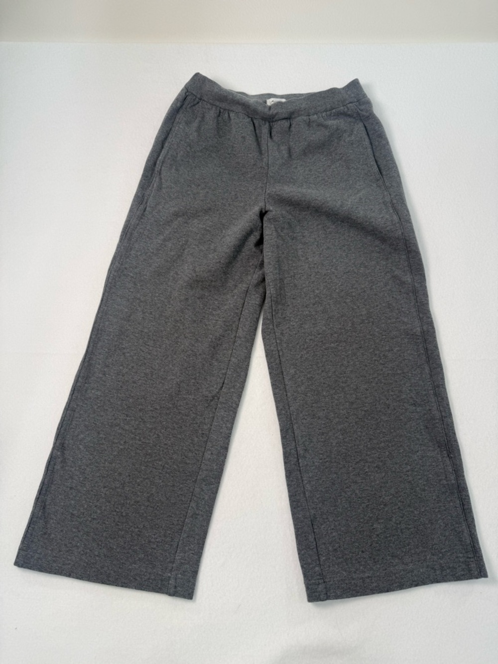 COS Wide-Leg Pull-On Sweatpants - Charcoal Gray